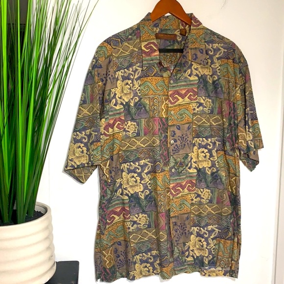 Tori Richard Other - Tori Richard Honolulu 100% Cotton Button Down Hawaiian Short Sleeve Camp Shirt